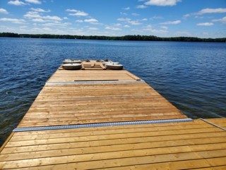 24 Inch Pipe 10ft x 30ft Floating Pontoon Dock in North Bay.jpg